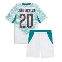 Stroje piłkarskie Portugalia Joao Cancelo #20 Koszulka Wyjazdowej dla dzieci MŚ 2026 Krótki Rękaw (+ szorty)